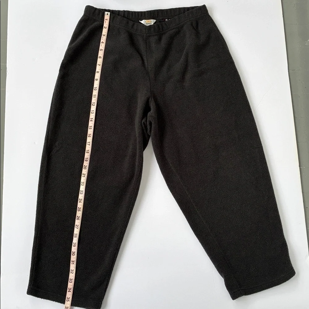 Talbots Women's Polartec Charcoal Gray Relaxed Fleece Pants 2X Petite